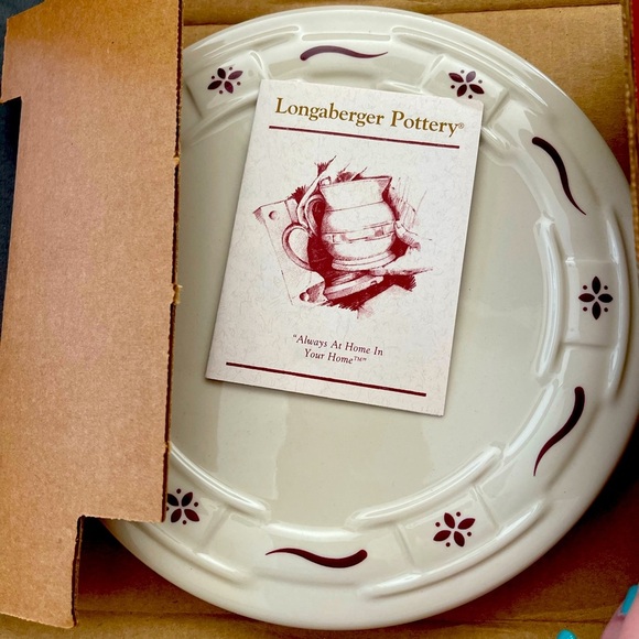 Longaberger White and Red Trivet New In Box! - Picture 1 of 4